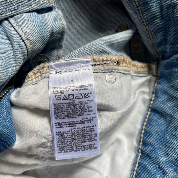 NWT Old Navy OG Straight Distressed Women's Jeans Size 6 - Picture 7 of 10